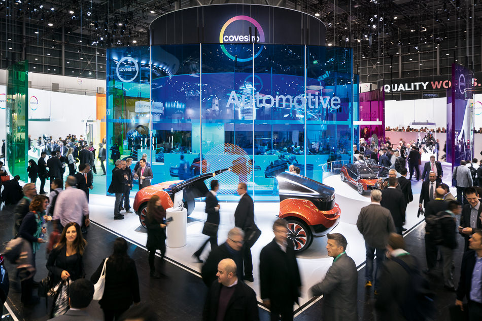 Messestand Covestro |  K 2016 Düsseldorf | uniplan