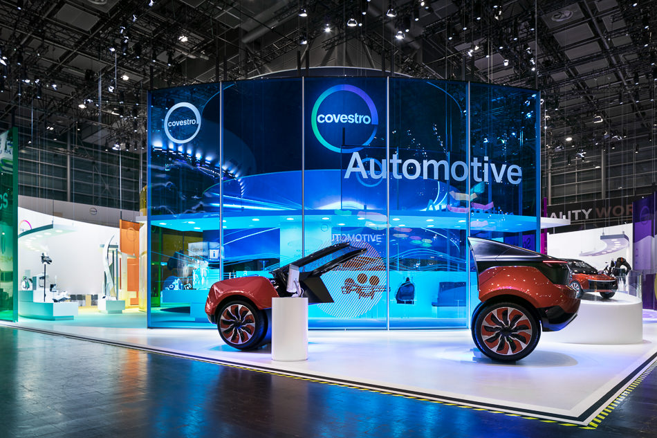 Messestand Covestro |  K 2016 Düsseldorf | uniplan