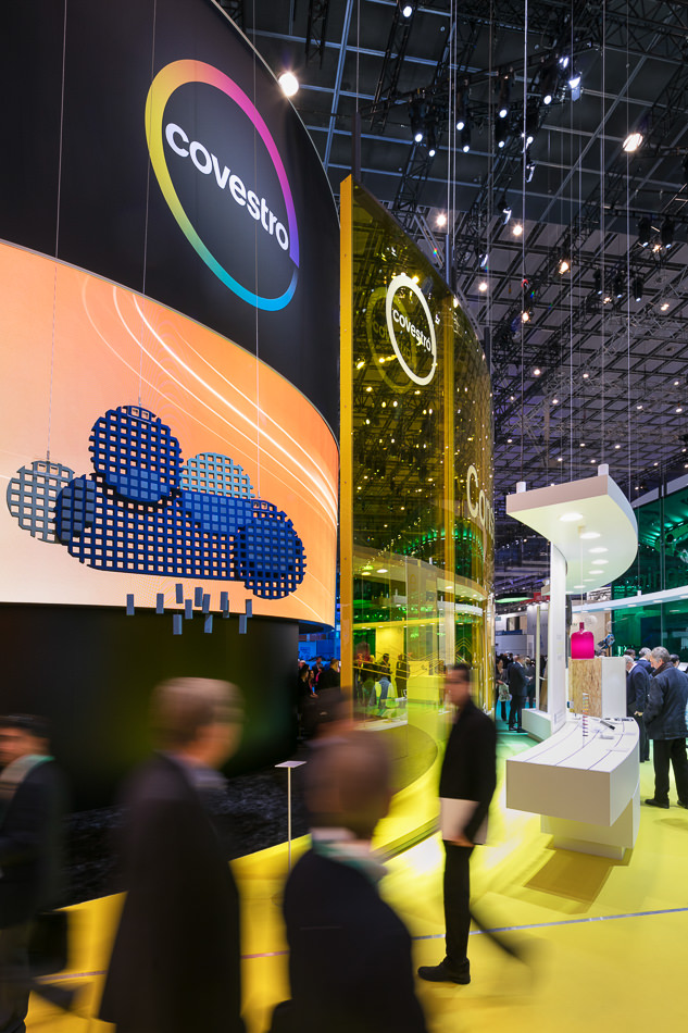 Messestand Covestro |  K 2016 Düsseldorf | uniplan